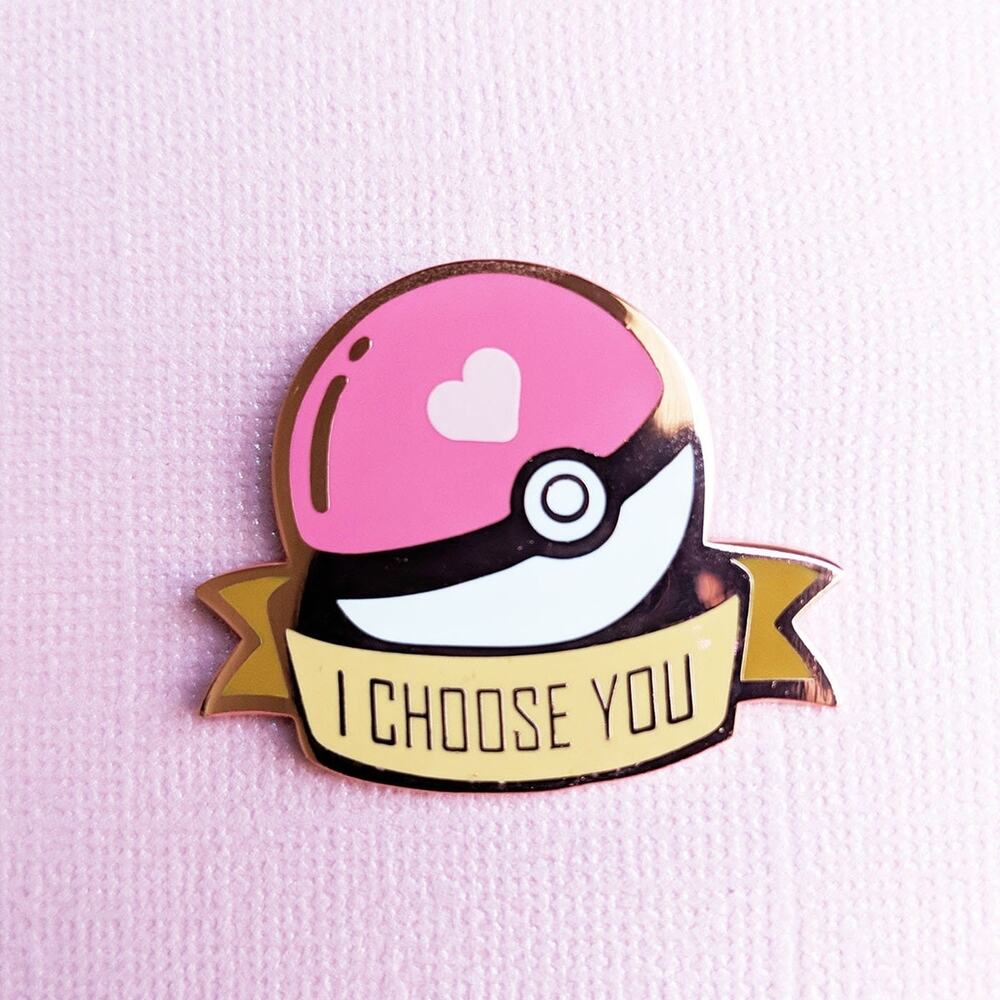 Pokemon Elf Ball I Choose You Hard Enamel Pins 11-2